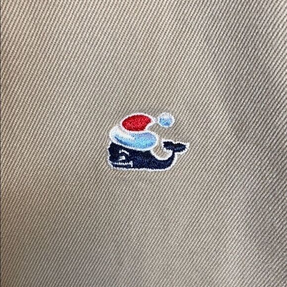 BOYS Vineyard Vines Santa Whale Club pants khakis - Picture 4 of 7